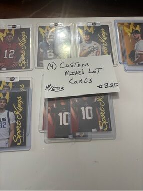 Custom Mixed Lot Trading Cards - White - Assortment